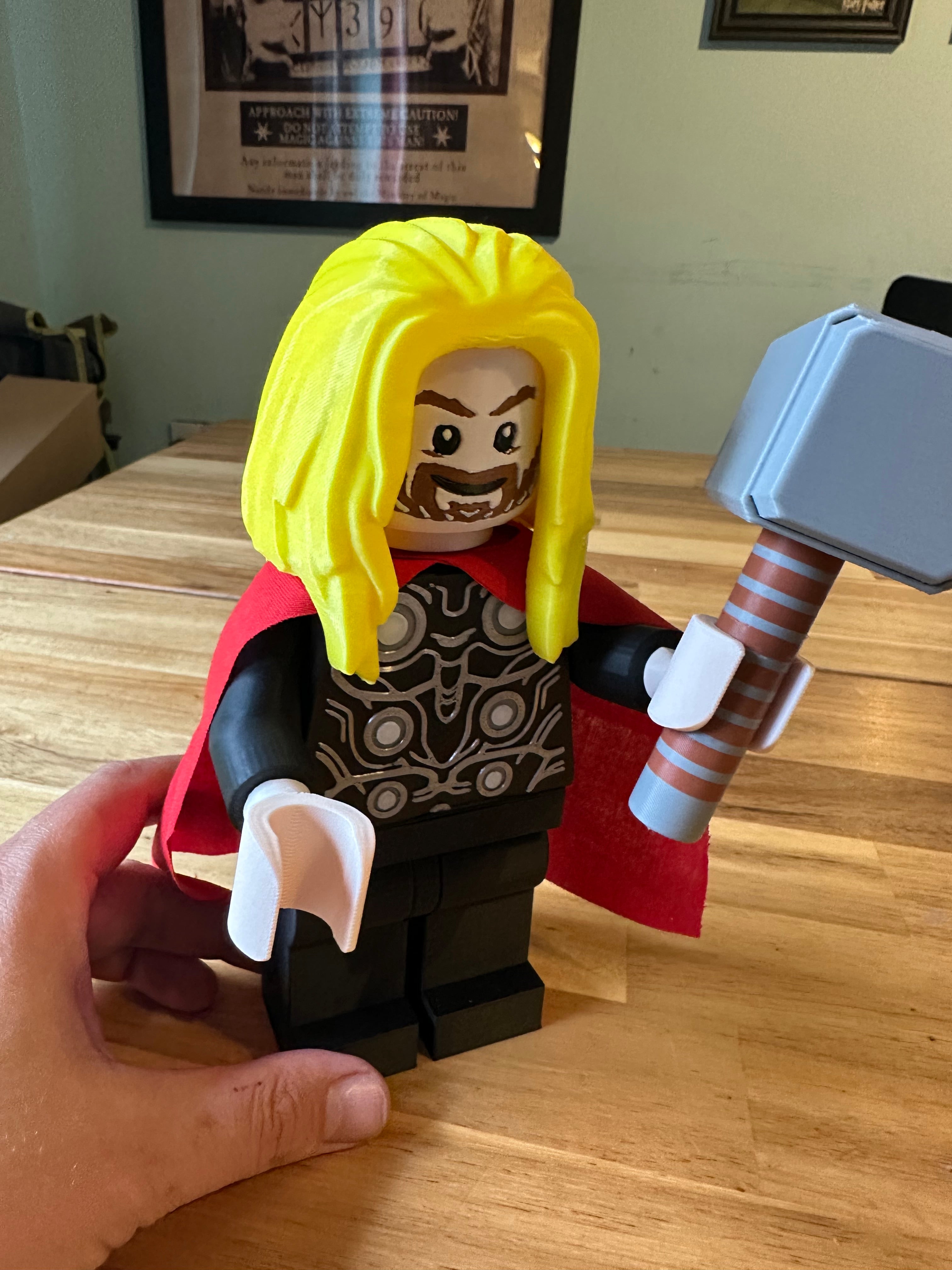 Black Thor Lego inspired