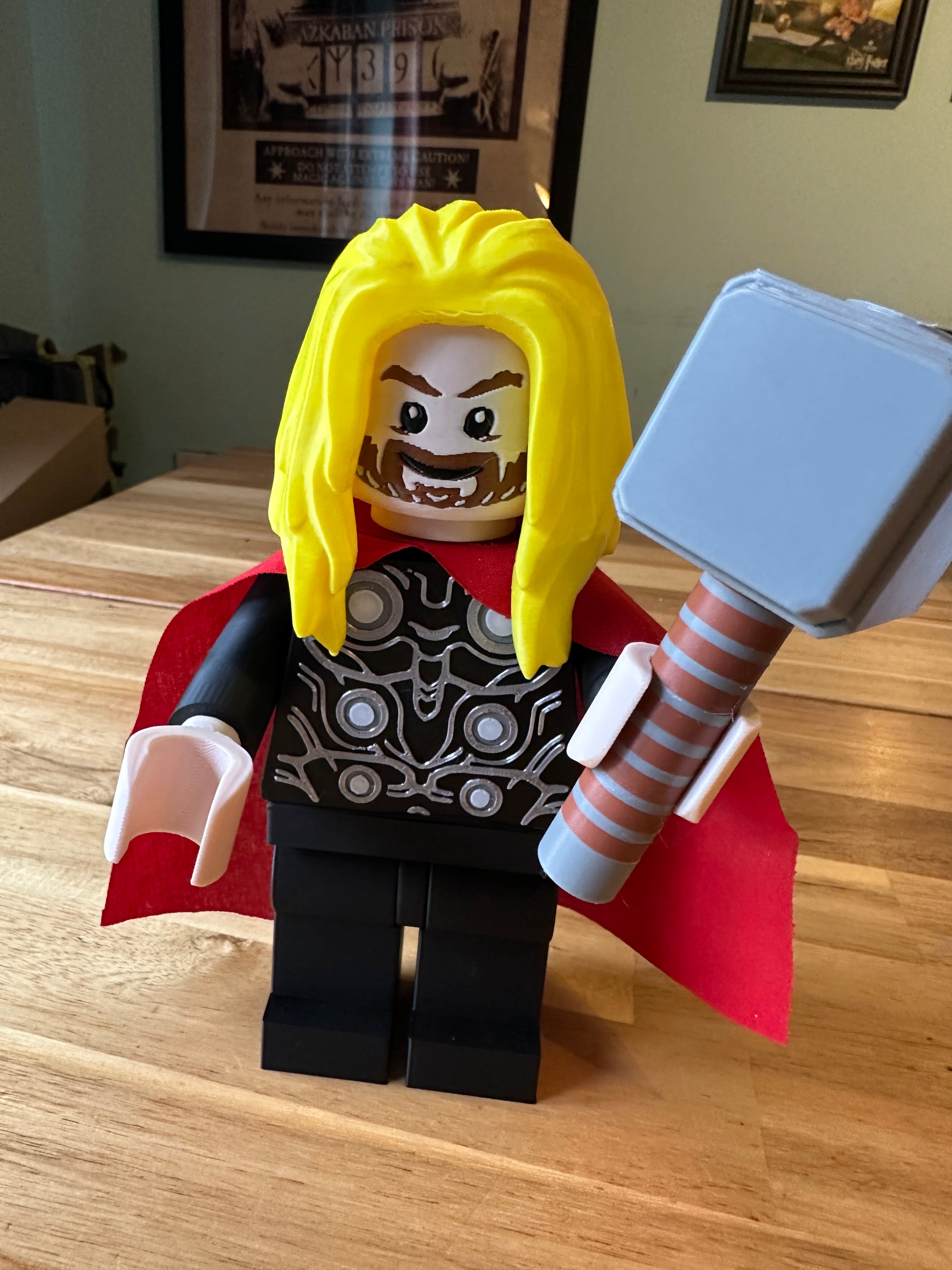 Black Thor Lego inspired